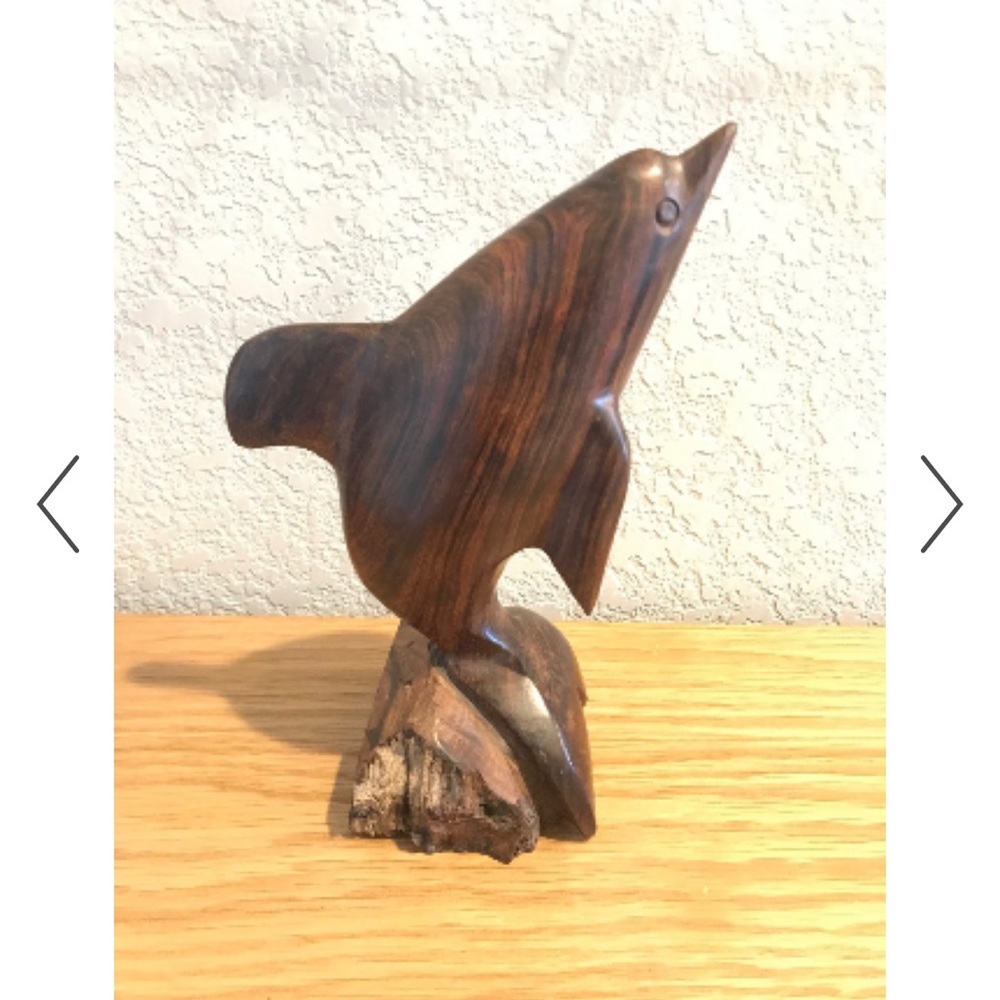 Solid wood dolphin 🐬